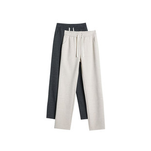 超长裤子女175高个子180加长款大码秋冬季加绒加厚垂感毛呢阔腿裤