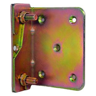 加宽重型厚3mm实木床插片挂钩螺丝铰链固定卡扣家具连接五金配件