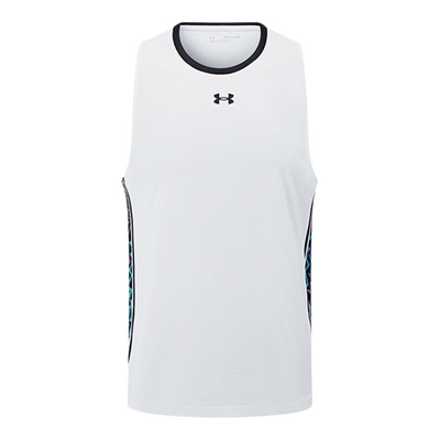 UA/安德玛正品新款男士圆领柔软轻盈健身篮球背心24500111-100