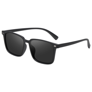 大脸专用方框近视墨镜男款加宽大码带度数宽脸男士大头围太阳眼镜