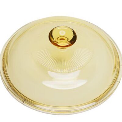 原装康宁锅盖晶彩透明玻璃琥珀