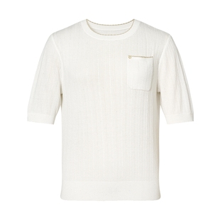 ELSEWHERE珂思【商场同款】气质套头针织小衫针织衫2025夏季新品