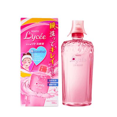 日本乐敦小红花洗眼液缓解眼睛干涩疲劳清洁眼妆官方旗舰店正品