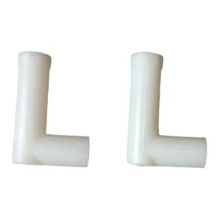 蚊帐架子配件 塑料两通直接接头L型转角直角接头网红蚊帐折叠弯头