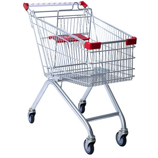 德力盾超市购物车渠道理货车便利店买菜成人大号专用商场小手推车