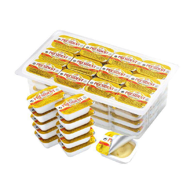 总统法国进口淡味咸味黄油粒