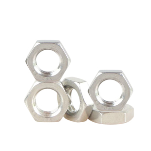 东明304不锈钢GB6171细牙六角螺母幼牙细扣螺丝帽M8M10M12M16