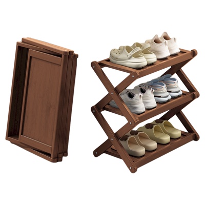 【傻瓜折叠，一拉就用】折叠鞋架