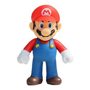 优质版 超级玛丽 马里奥 黛西公主 魔王库巴 金刚蘑菇人手办可动