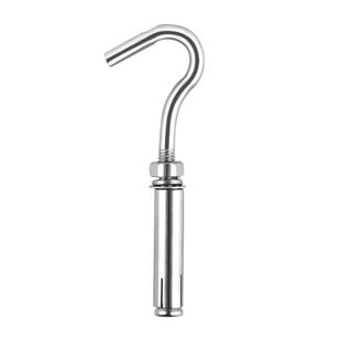 304不锈钢膨胀钩吊环螺丝挂钩膨胀螺栓带钩打孔固定勾m拉爆紧固件