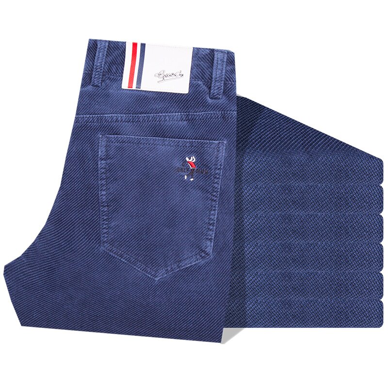 服饰长裤高弹力秋冬灯芯绒球衣