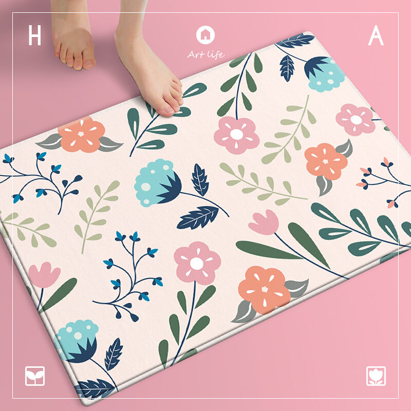 极速2021 new floomr mat bathroom absorbent stain-resistant f