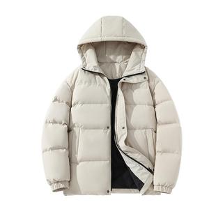 GV真维斯连帽羽绒服男冬季轻薄鸭绒男士男款高充绒短款棉服外套A