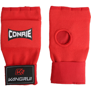 康瑞拳峰凝胶手套半指拳套护手绷带懒人快速缠手带绑带拳击散打