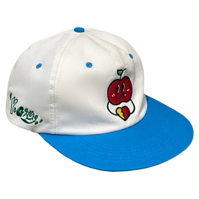 苹果小子系列平檐软顶刺绣帽