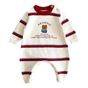 特别的亲子装一家三口四口春秋小月龄衣服高级感毛衣母女母子春装