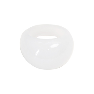 京白玉戒指女小众规则设计新中式食指戒轻奢高级感中古风时尚玉石