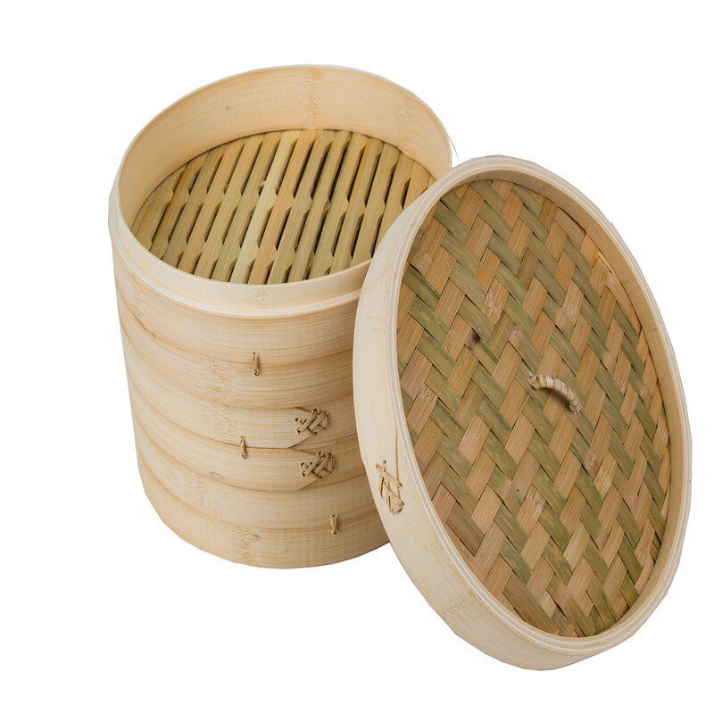 小笼包蒸锅蒸菜手工华竹竹编蒸
