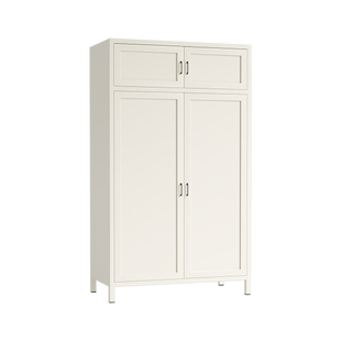 三梦钢制衣柜家用卧室儿童衣柜2026新款爆款简易组装金属衣橱柜子