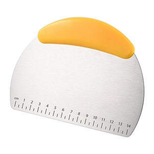 不锈钢切面刀半圆刮板刮刀家用蛋糕烘焙工具食品级厨房切面专用刀