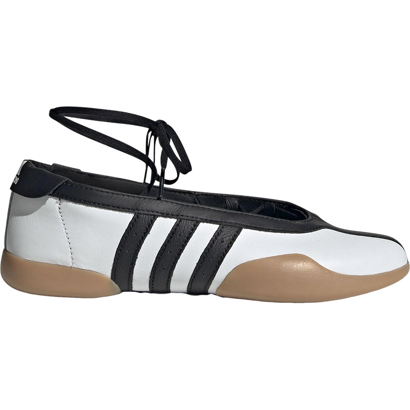 Adidas/阿迪达斯官方正品三叶草女士运动薄底绑带芭蕾鞋JR7030