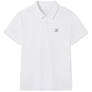 特步童装儿童短袖POLO衫2026夏季新款男童速干短T中大童翻领上衣