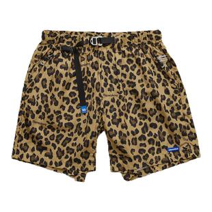 现货 LIBERAIDERS LEOPARD UTILITY 防泼水塔夫绸豹纹休闲短裤