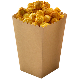 爆米花桶一次性爆米花纸桶鸡蛋仔打包纸桶盒子薯条专用袋子商用