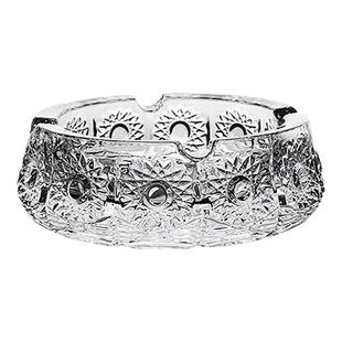 捷克进口BOHEMIA水晶玻璃高档复古烟缸装饰雪茄盒茶几烟灰缸礼品