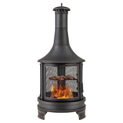 户外庭院烧烤炉围炉煮茶