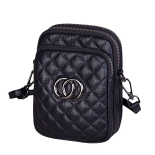 单肩小包包女款2026新款真皮时尚潮菱格三层女式斜挎腰包手机包女