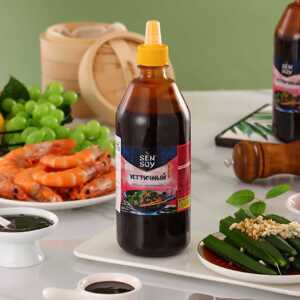 俄罗斯原装进口蚝油森莎娅厨房调味烹饪调味品酱料840ml