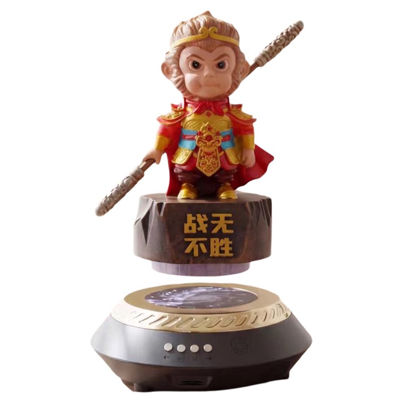 磁悬浮蓝牙音响斗战神佛桌面摆件