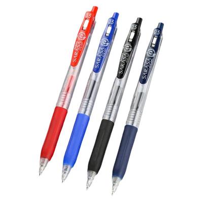 日本ZEBRA斑马笔jj15考试刷题黑笔芯按动学生用签字笔大容量速干水笔正品sarasa中性笔官方旗舰店官网同款