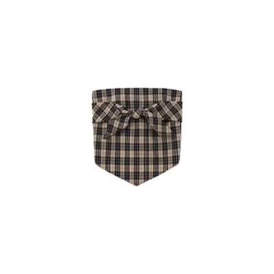 格子抹胸上衣女格纹小内搭外穿夏