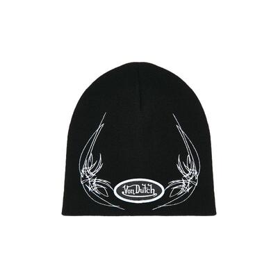 Von Dutch 针织毛线帽 黑色REVOLVE小众新款