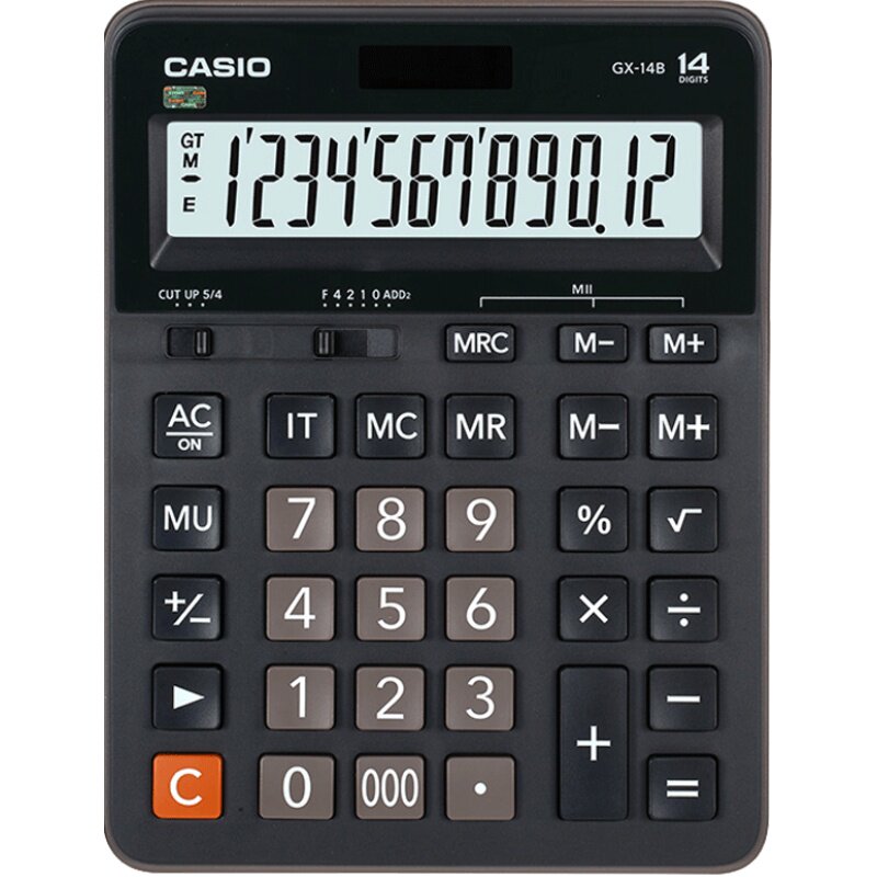 casio卡西欧gx-14b14台式计算器