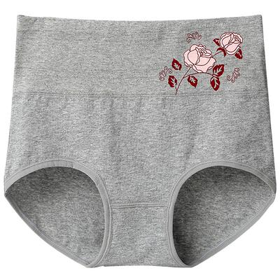 高腰内裤女胖mm纯棉收小肚子全棉