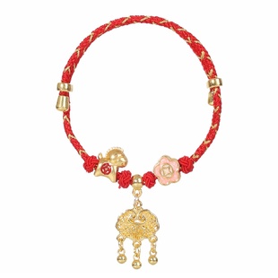 2026马年本命年红绳手链属马小马手工编织新年儿童女童手绳吉祥物