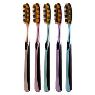 创新高效大头洁净长刷头成人软毛高档细丝高颜值懒人家用加长牙刷