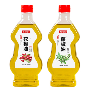 醉川味花椒油406ml四川特产红花椒油凉拌调料 特麻特香汉源麻椒油