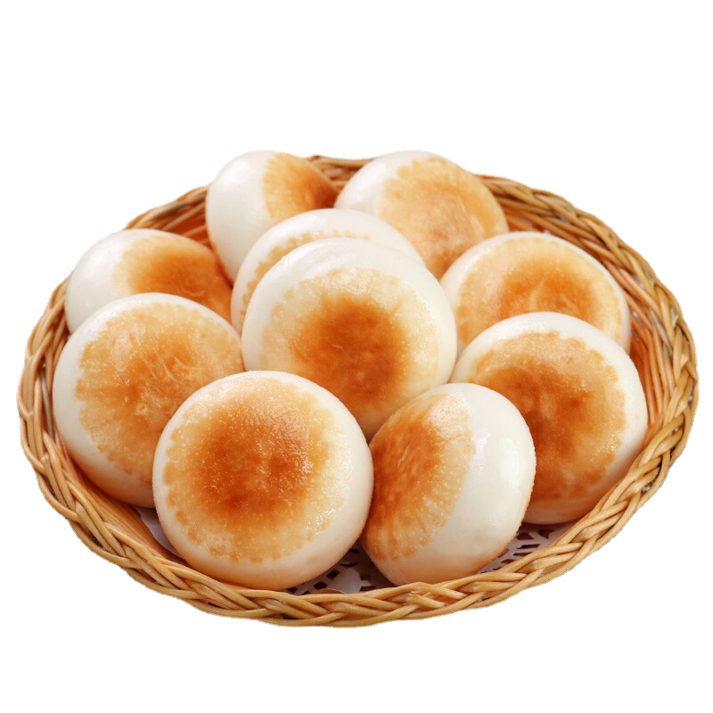 在旗 红糖锅盔12个 餐饮商用蒸煎炸发面锅盔饼外脆内软馅料不干
