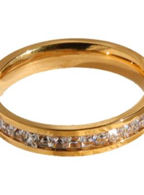 璀璨满天星钛钢戒指轻奢女