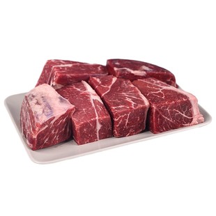天萃庭原切牛排边角料谷饲牛肉块安格斯牛腩西冷雪花牛肉进口