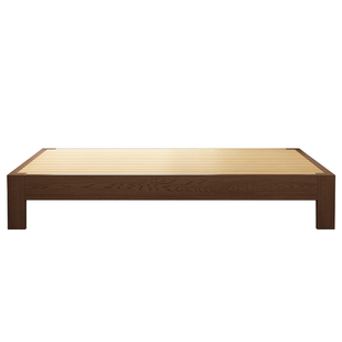 全实木榻榻米床架无床头可定制任意尺寸1.2/35/5/8米无靠背排骨架