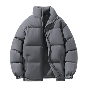 班尼路羽丝棉立领棉服男冬季加厚立领面包服防风抗寒男士棉衣袄子