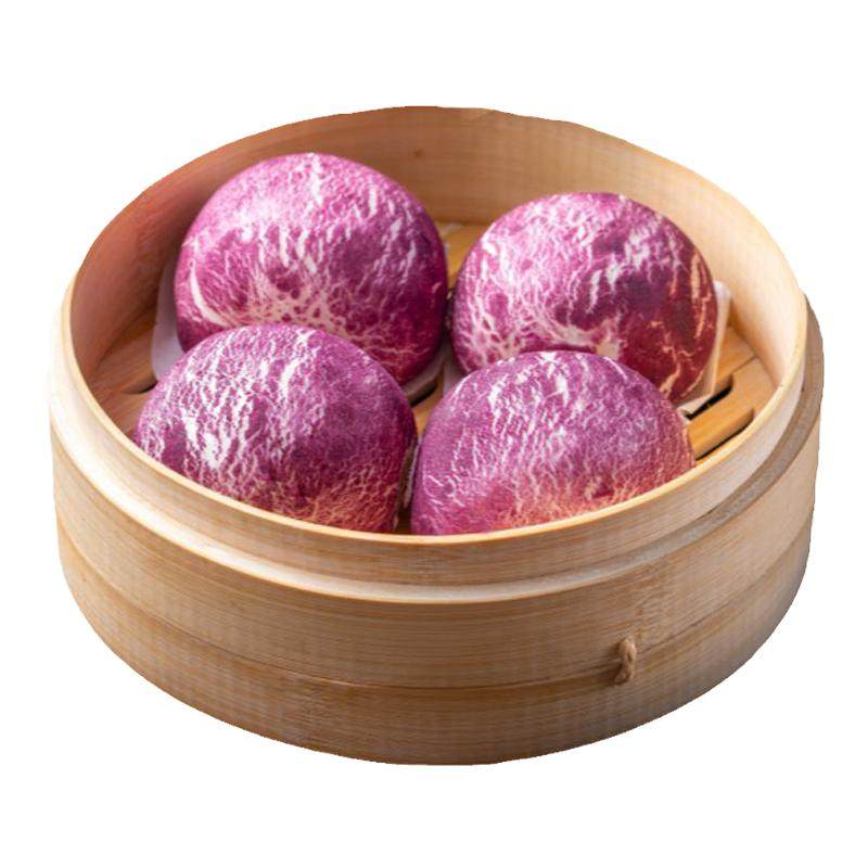精丰粗粮紫薯包冷冻包子广州360g