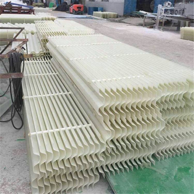 现货脱硫塔净化塔s型平板除雾器圆形PP玻璃钢水雾平板式