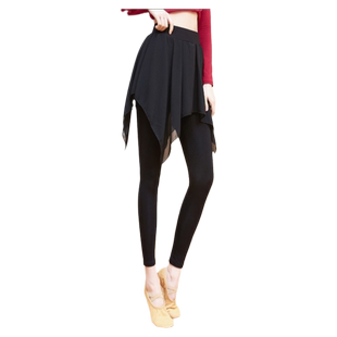 舞蹈练功服裤子女成人黑色教师现代中国古典舞民族莫代尔跳舞裙裤