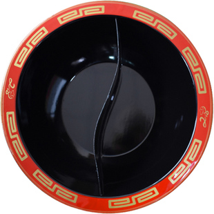 商用火锅锅具火锅店专用锅九宫格子母珐琅鸳鸯三味重庆四川串串锅